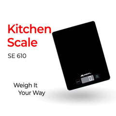 MEPL Electronic Kitchen Weighing Scale (SE 610 - BLACK)