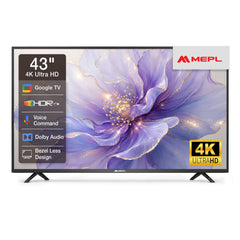 MEPL 43" 4K Ultra HD Smart Bezelless LED TV (UHD43AM01S)