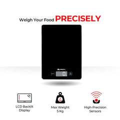 MEPL Electronic Kitchen Weighing Scale (SE 610 - BLACK)