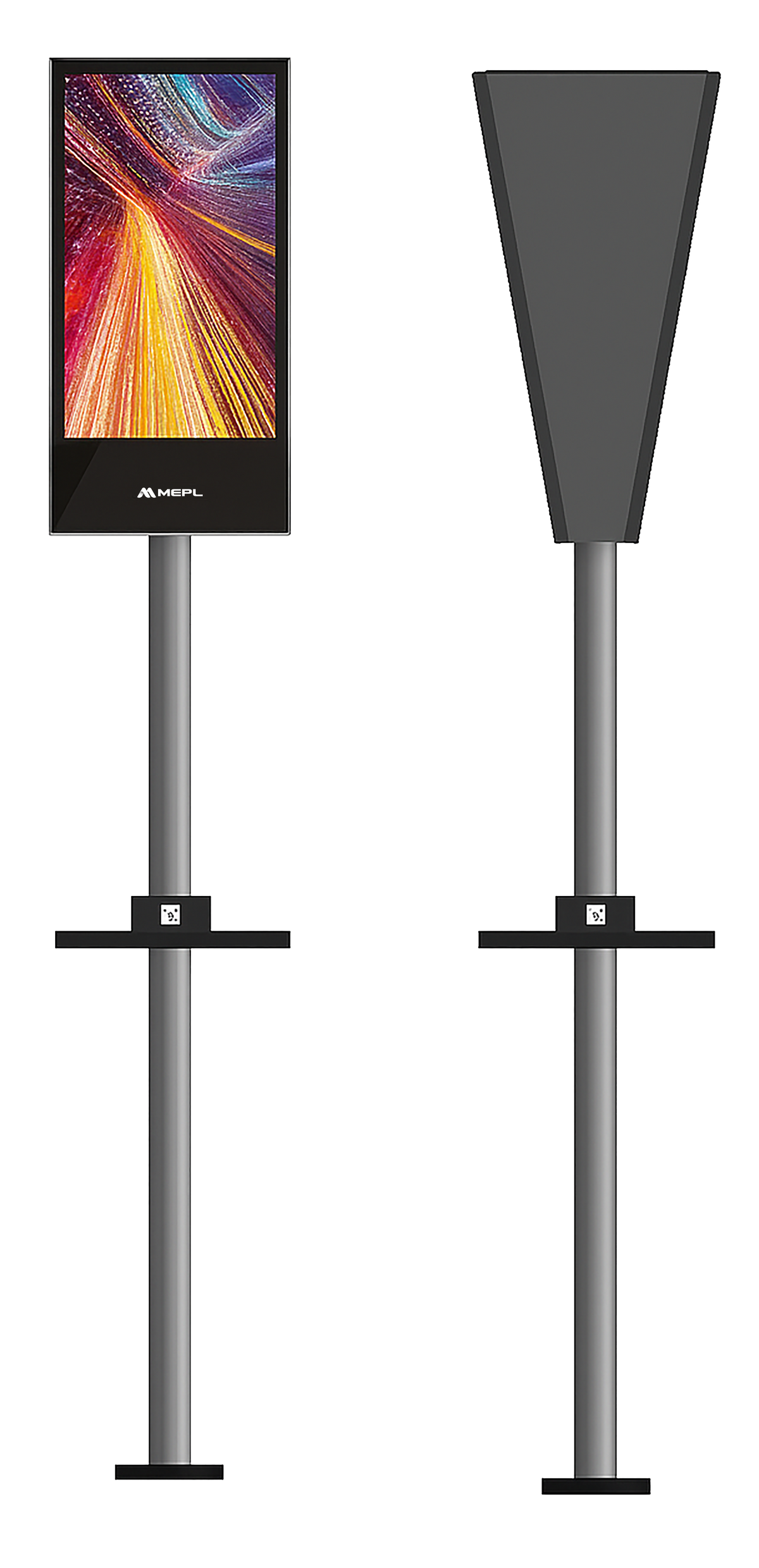 Double Side Victoria Pole 24" 32" 43"