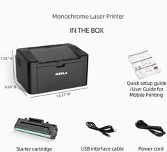 MEPL MP2503W Wi-Fi Laser printer Single Function Monochrome Laser Printer - mepl.store