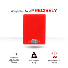 MEPL Electronic Kitchen Weighing Scale SE 610 - RED - mepl.store
