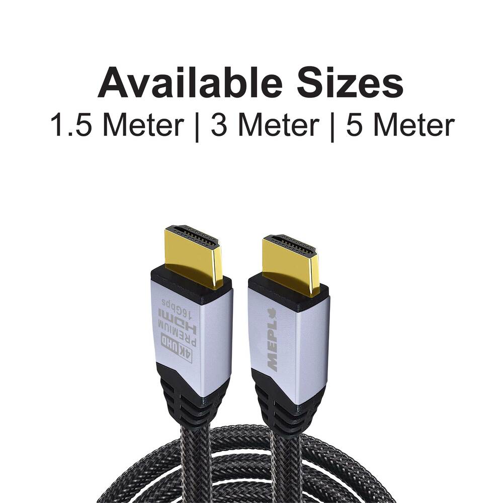MEPL HDMI Cable 18 GBps 1.5 Meter Version 2.0