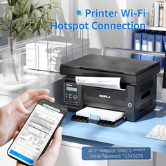 MEPL MM6503NW Wi-Fi Laser Printer Multi-function Monochrome Laser Printer - mepl.store
